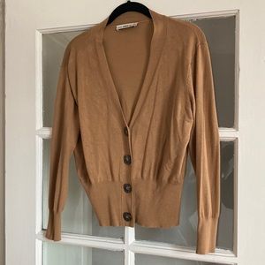 Zara Knit Camel Cardigan